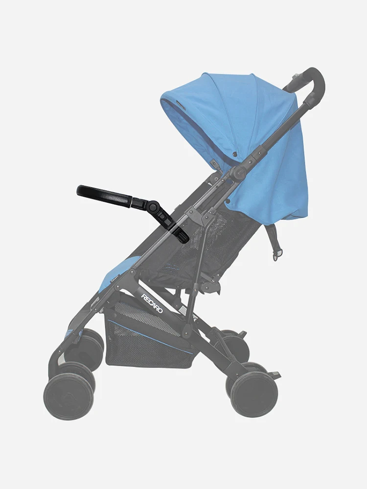 Stroller Bumper Bar Universal Armrest Stroller Accessories Adjustable Handlebar Leather Fit