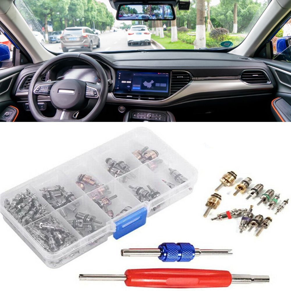 Tool Kit Auto Car Air Con Tool Car A/C Air Conditioning Valve Cores Air Conditioner Valve Core Valve Core Remover Tool