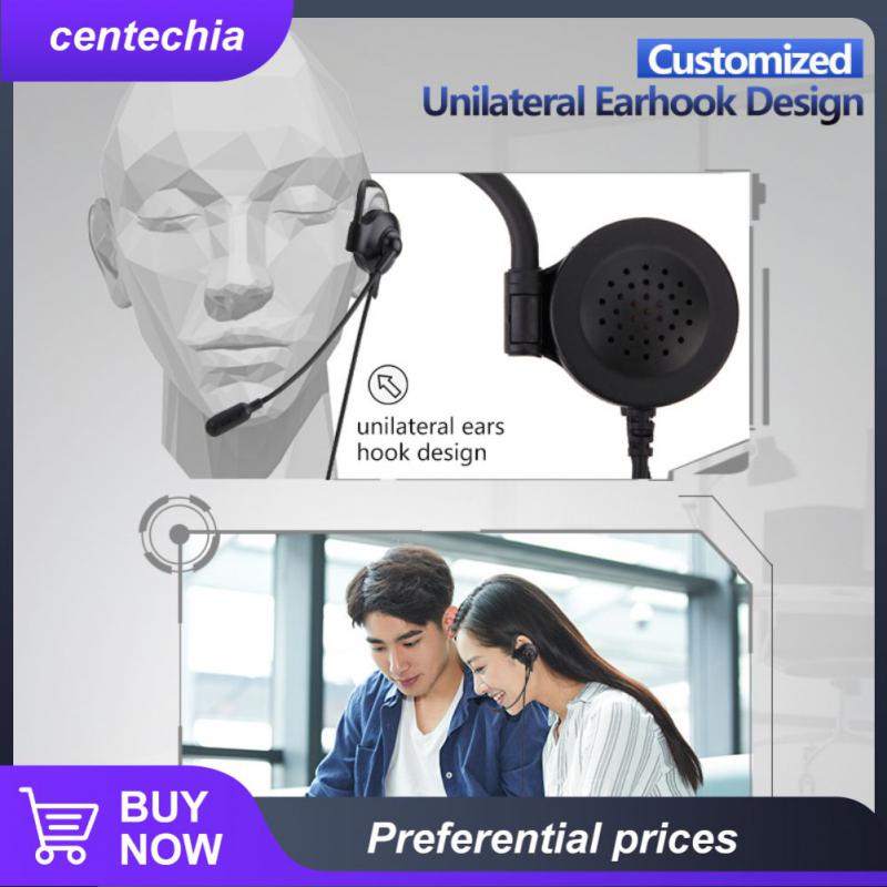 Wired Phone Headset With Mic Volume Control Universal Single Side Wired Office Headset Telephone Operator With Microphone