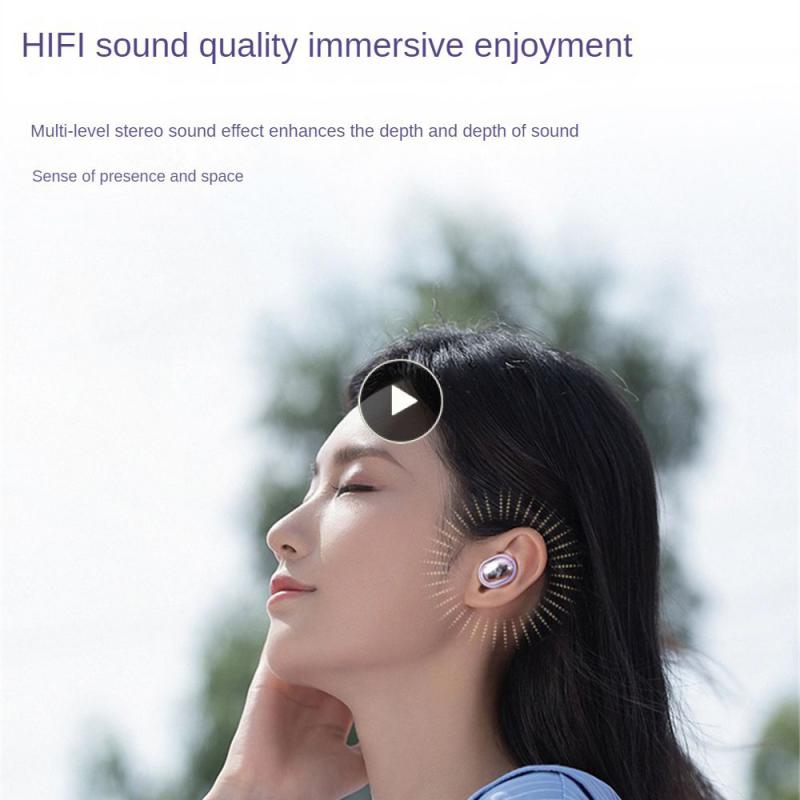 Wireless Headset Charging Time About 1-1.5h Lithe Touch Control Headset Strong Endurance Mini Electroplating Process