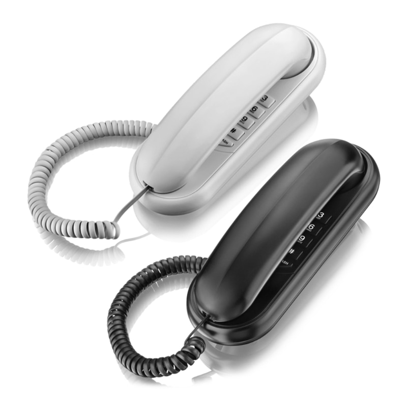 TCF1000 Desktop Wall Mount Telephone with Speed Dial- Memory Buttons Fixed Phone 45BA