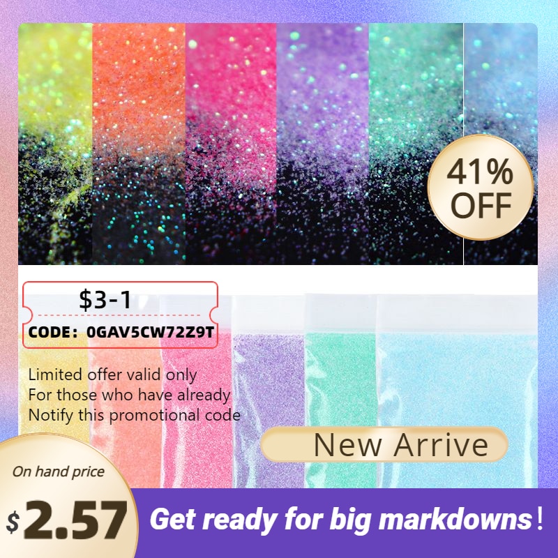 10g Shiny Sugar Powder Epoxy Resin Pigment For Silicone Mold Making Colorful Candy Coat Powder Pigment Nail Glitter Decoration