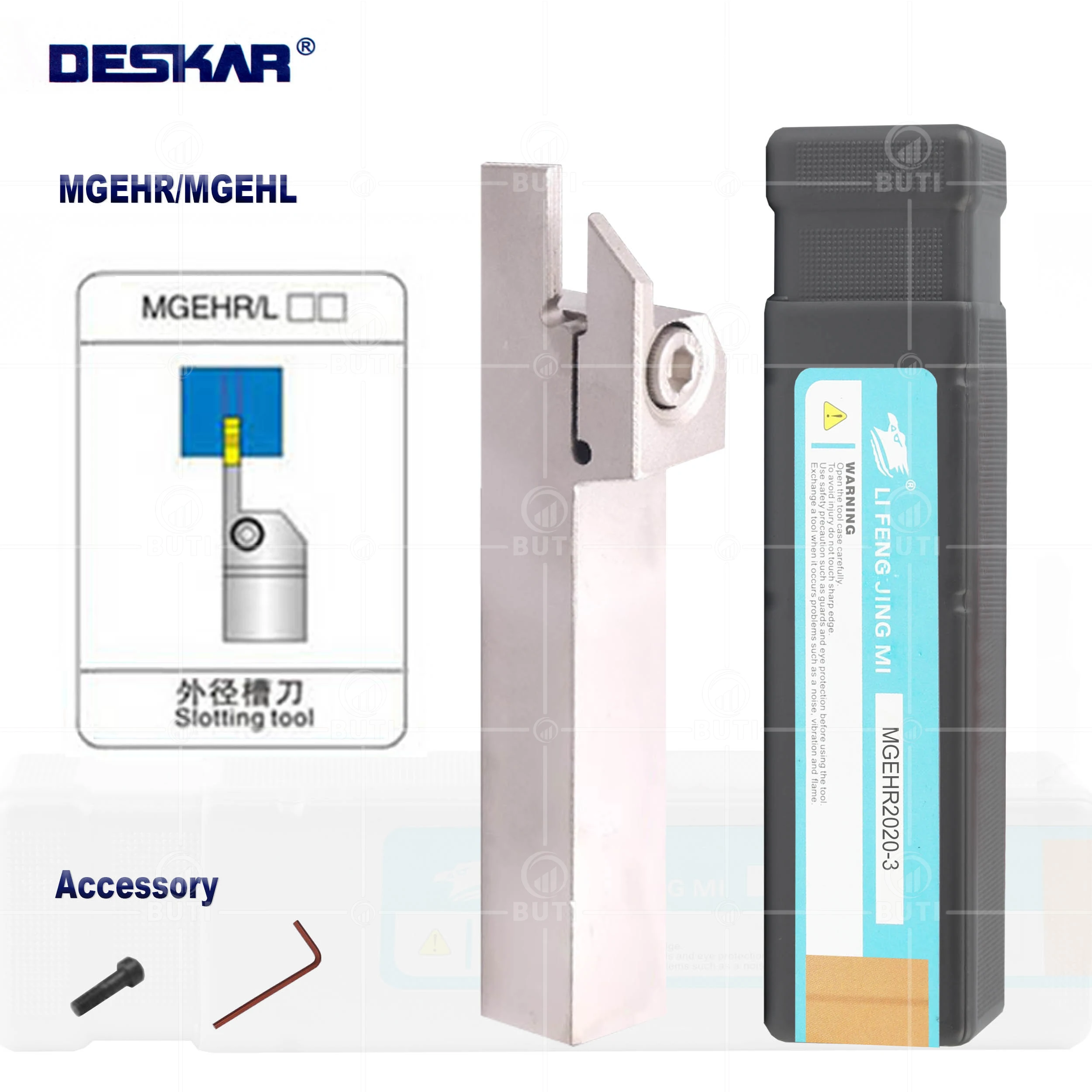 DESKAR 100% Original MGEHR1212 MGEHR1616/2020/2525 MGEHR MGEHL Grooving Tool Holder Boring Bar CNC
