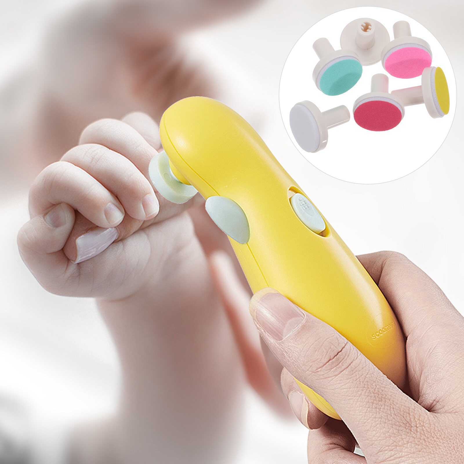24Pcs Nail File Pads Electric Nail Trimmer Replacement Pads for Baby Toddler