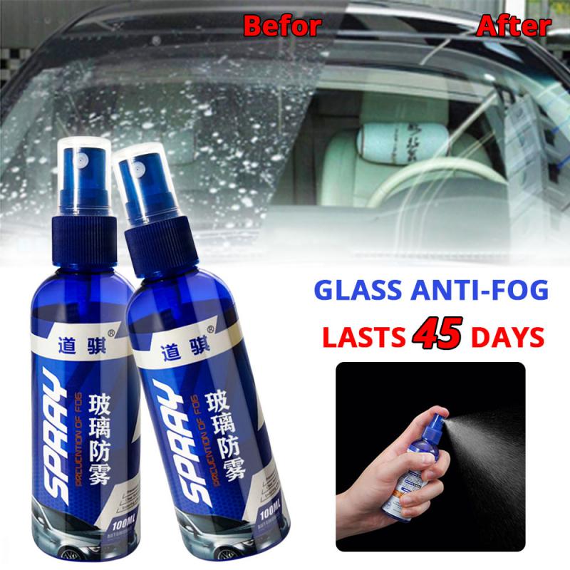 100ml Car Window Sight Coating Spray Glass Cleaner Waterproof Coating Agent Rainproof Anti-Fog Agent Spray Auto Accessories