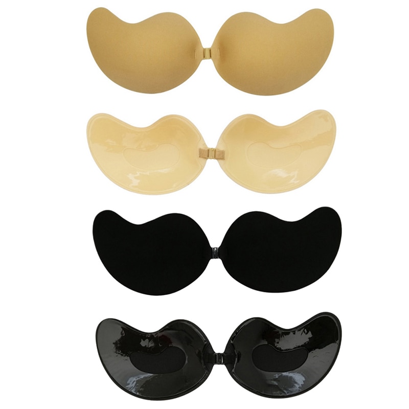 Reusable Silicone Bust Nipple Cover Pasties Stickers Women Breast Self Adhesive Invisible Bra Lift Tape Push Up Strapless Bra