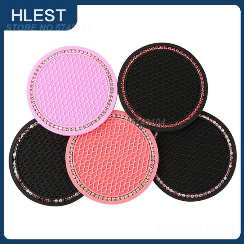 6x6x1cm Car Bottle Holder Anti-slip Pad 70mm For Most Models No Pollution Water Cup Slot Non-slip Mat Easy To Install Stable
