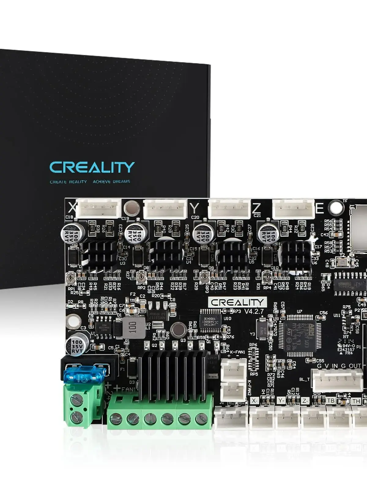 Creality 3D Printer Ender 3 Upgraded Silent Board Motherboard V4.2.7 with TMC2225 Driver Marlin
