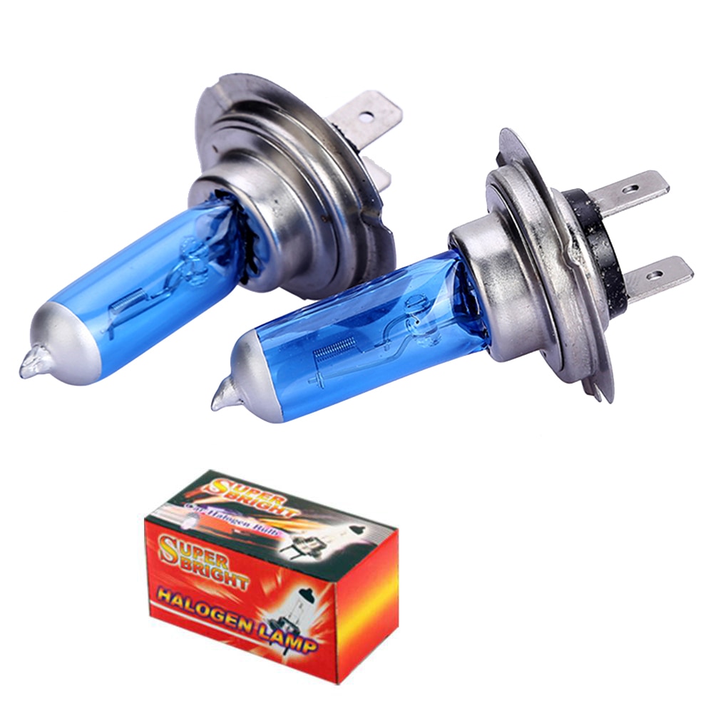 2pcs H7 Light 12V 55W 100W Light Bulbs Super Bright White Fog Lights H7 Halogen Car Headlights Lamp Car Light Source Parking
