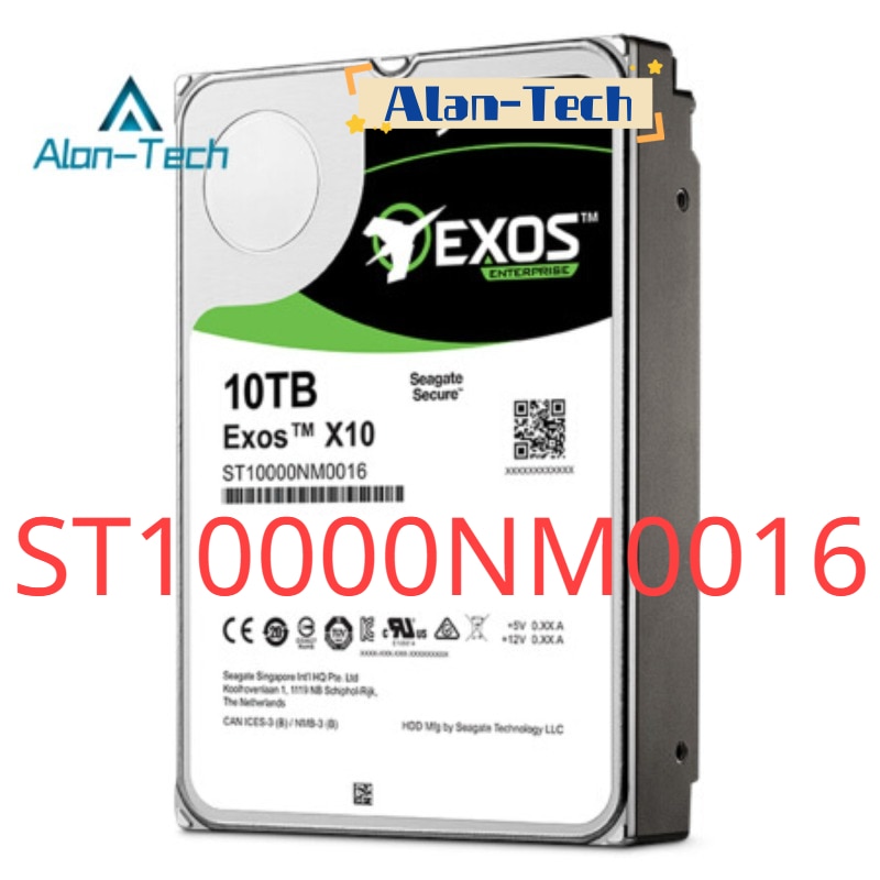 For Sea-gate ST10000NM0016 New Boxed Seagate Exos X10 HDD 10 TB Internal 3.5" 7200RPM SATA 6Gb/s 256MB NL