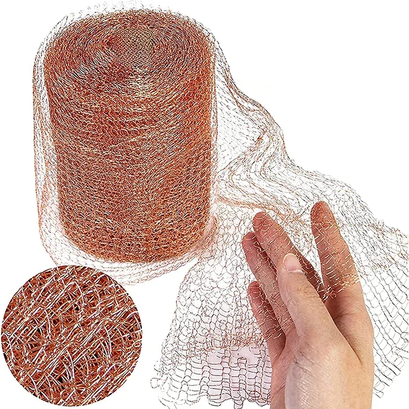 Garden Pest Control Copper Mesh Distillation Filter Wires Packing Sanitary Food Grade Rat Rodent