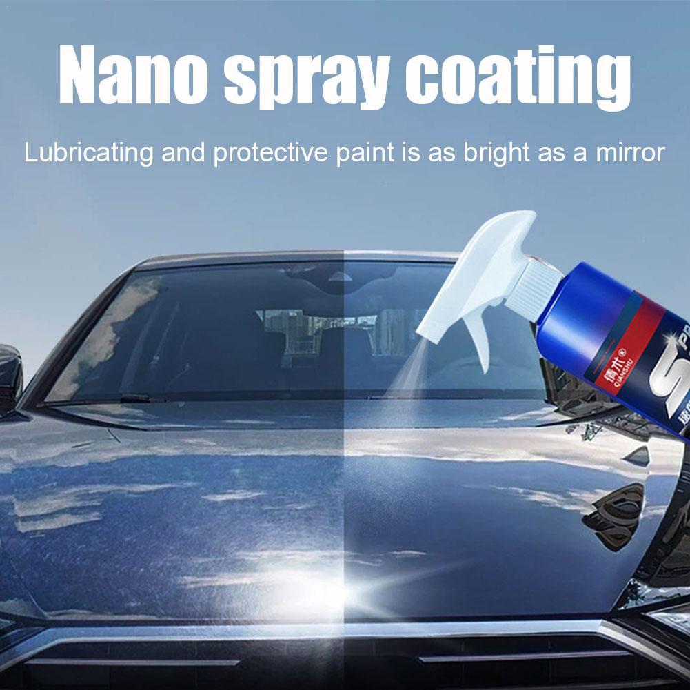 500ml Automotive Quick Acting Coating Agent Nano Crystal Plating Agent Car Paint Waxing Spray Auto Accessories