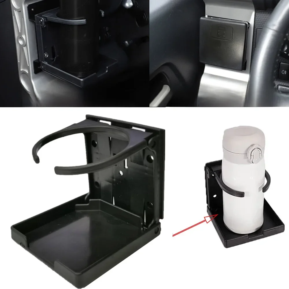 1 Pcs Universal Car Truck Drink Bottle Cup Holder Stand Folding High quality ABS Plastic for Car