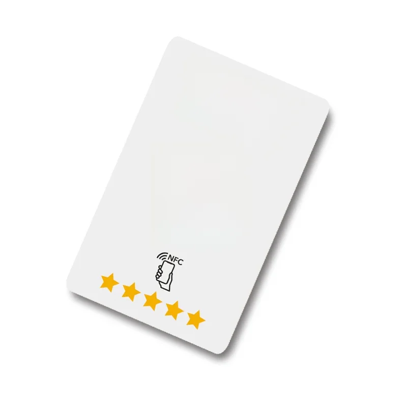 NFC-Enabled Google Reviews Cards Boost Your Business PVC Material Durable