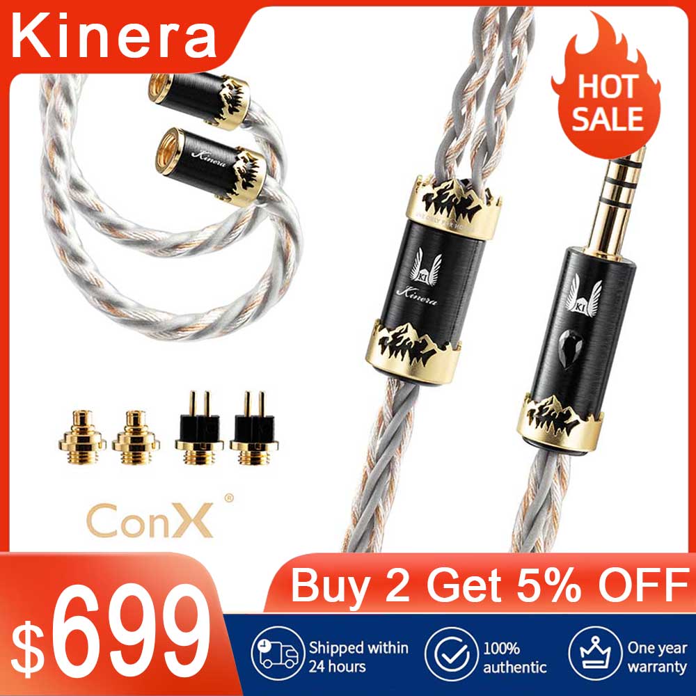 Kinera Imperial Crystal of Truth Orlog Earphone Upgrade Cable UP-OCC EA-P 4.4mm Balanced Headphone HiFi Music IEMs Headset Cable