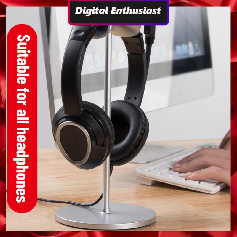Computer Headphone Stand Luminum Headphone Rack Detachable For Airpods Max Display Stand Headphone Stand Black Silver