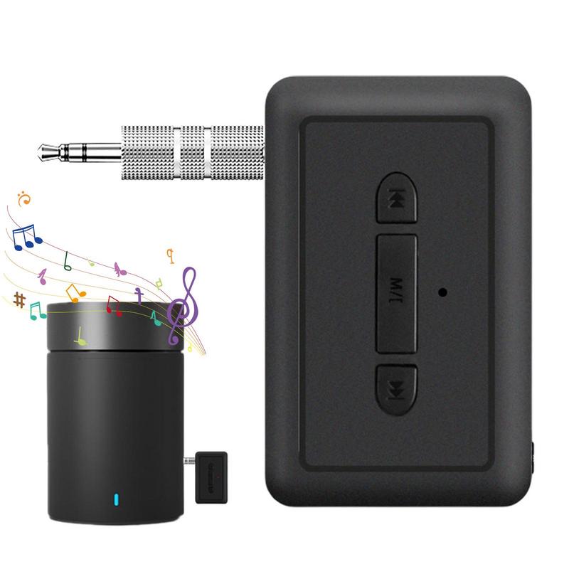 2 IN 1 Bluetooths 5.3 Wireless Receiver Transmitter Car Music HIFI Audio Adapter 3.5mm USB Jack Handsfree Headphone Reciever