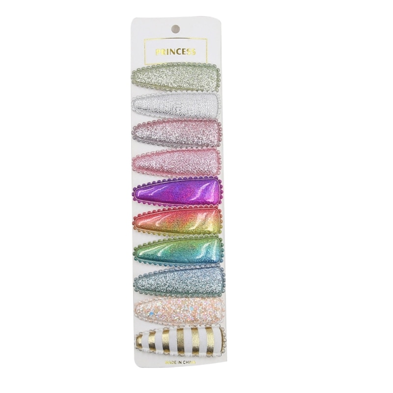 10pcs Hair Clips Girl Hair Clips Metal Barrettes Little Hairpin Hair Accessories