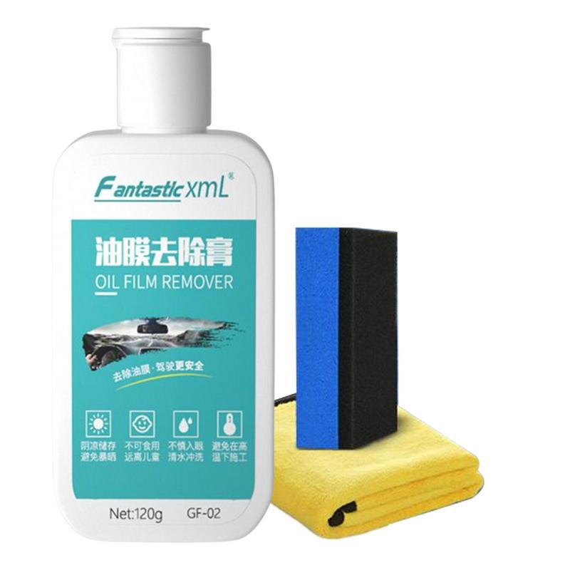 Oil Film Remover Quick And Easy Solution To Restore Glass To Clear Increase Visibility Works On Windows Glasses Screens