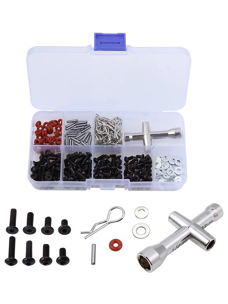 270Pcs Special Repair Tool and Screws Set RC Tool Box for 1/8 1/10 HSP Redcat Arrma Traxxas Slash RC