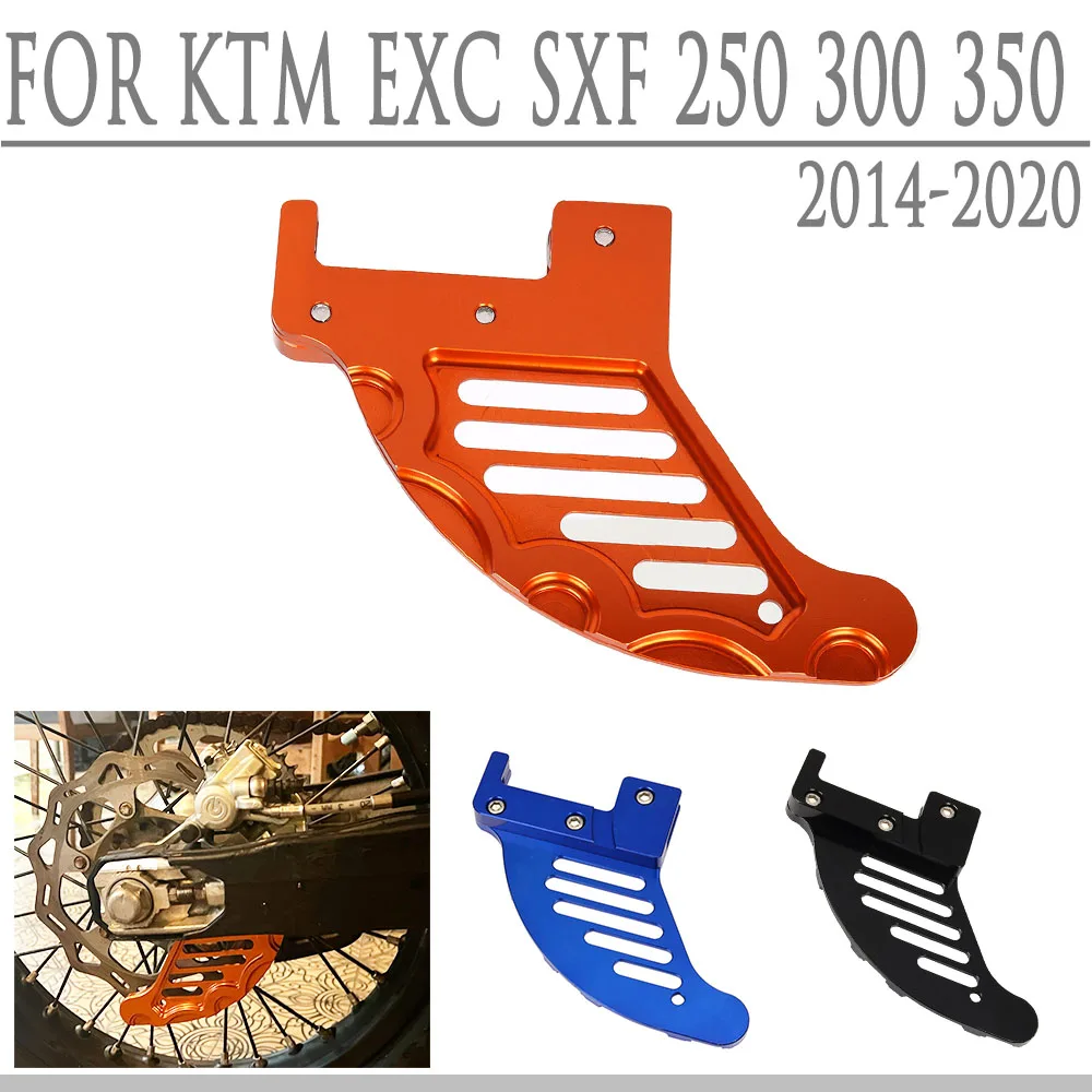 For KTM EXC XCW XC SX SXF XCF XCFW 300 450 250 125 350 XCFW250 Rear Brake Disc Guard Protector