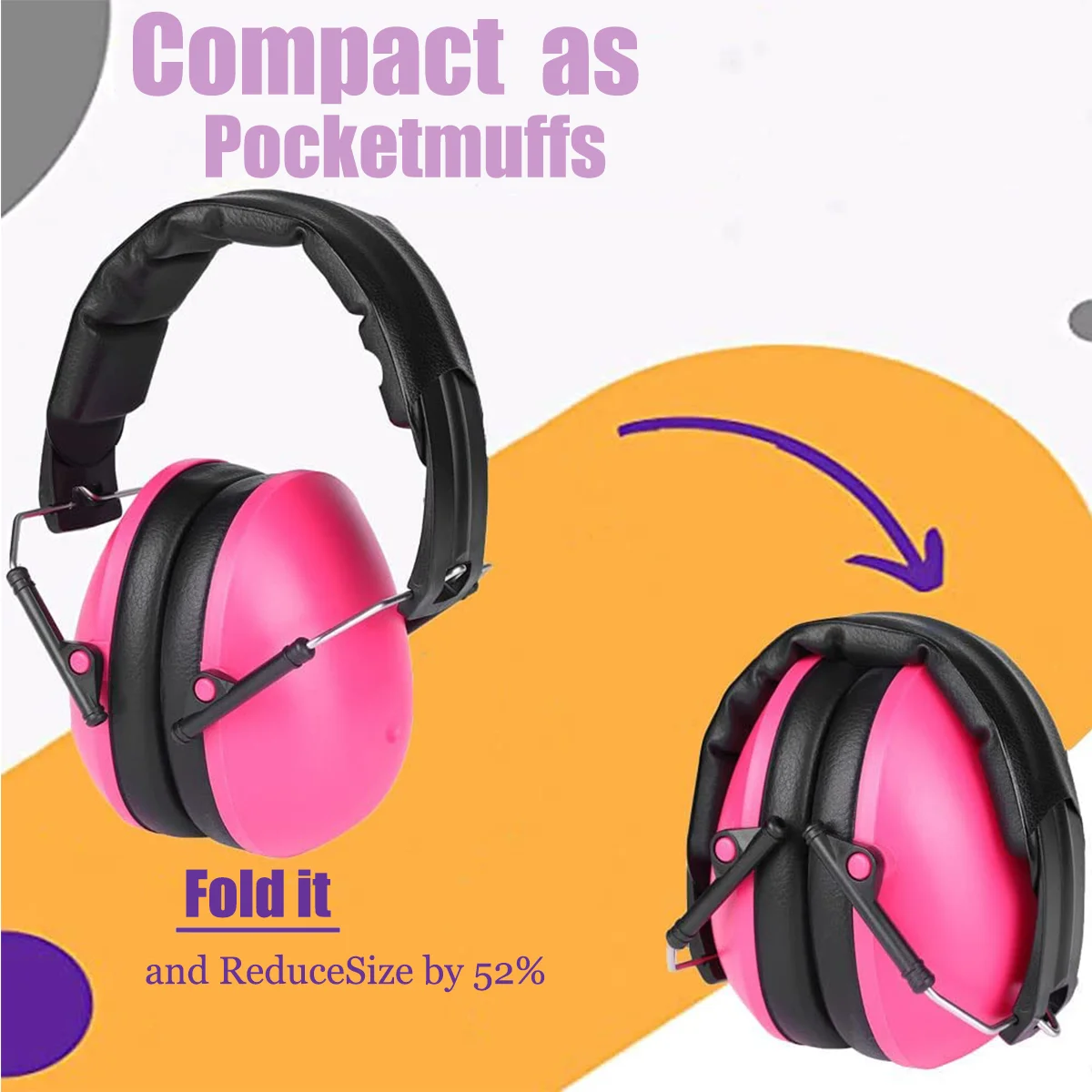 ARN NEXT Kids Ear Protection Earmuffs Safety Hearing Ear Muffs Noise Reduction Soundproof Headphones
