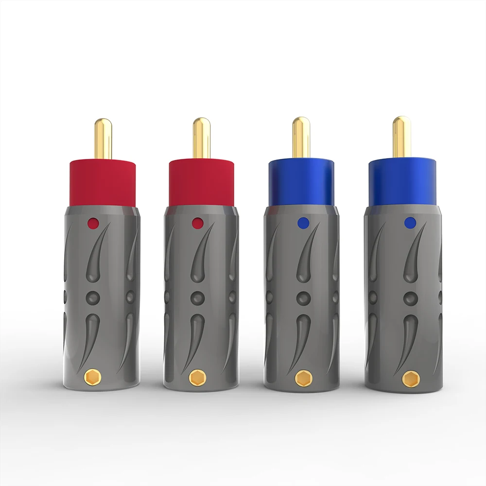 Viborg VR105G VR105S Pure Copper Gold plated RCA Pure Copper RCA non-magnetic Gold plated RCA Pure
