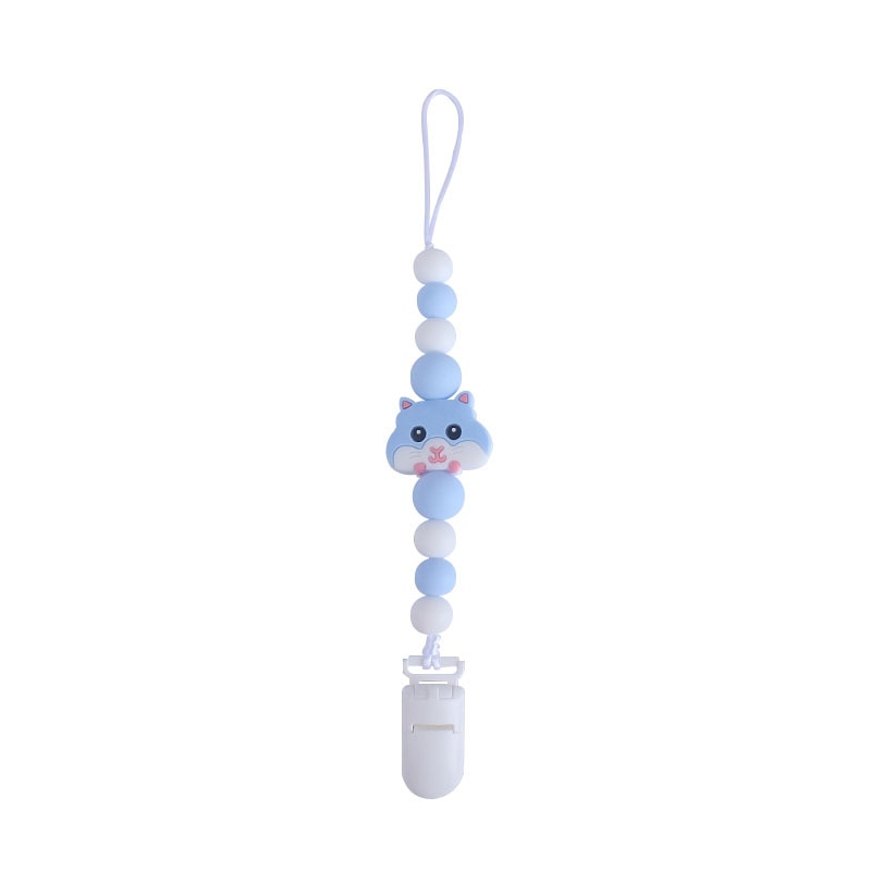 Baby Pacifier Chains Clips Silicone Baby Pacifier Chain DIY Dummy Holder Newborn Nursing Nipple Clip
