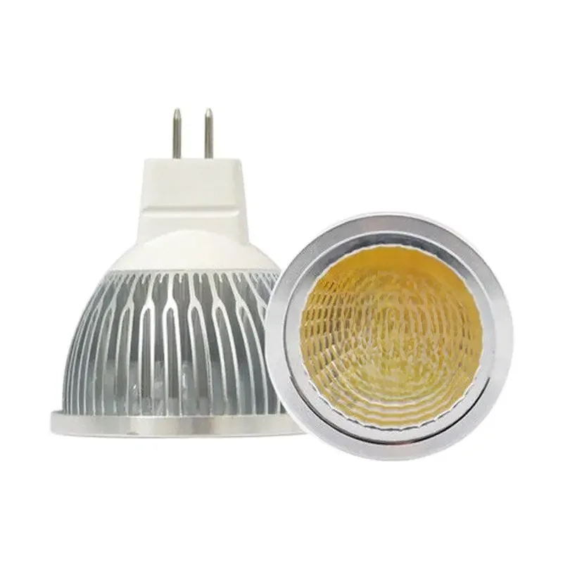 1PCS mr16 AC/DC 12v Super Bright MR16 COB 3W 5W 7W  LED Bulb Lamp MR16 12V ,Warm White/Pure