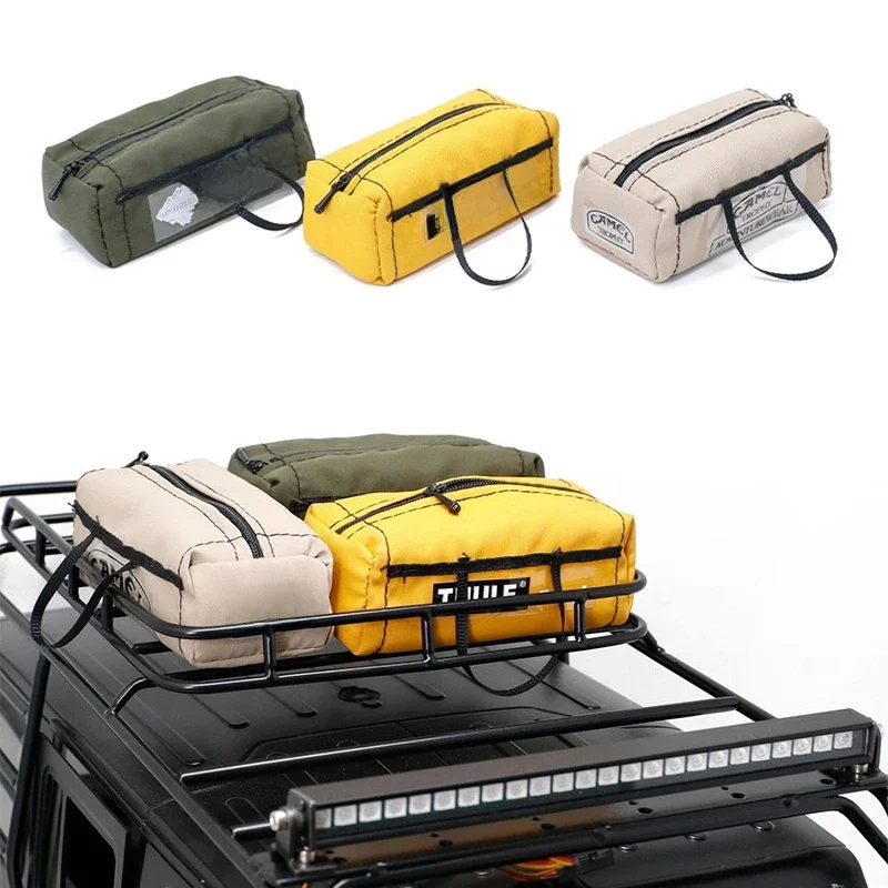 Simulated mini luggage bag handbag suitable for 1:10 TRX-4 SCX10 D90 90046 RC climbing car