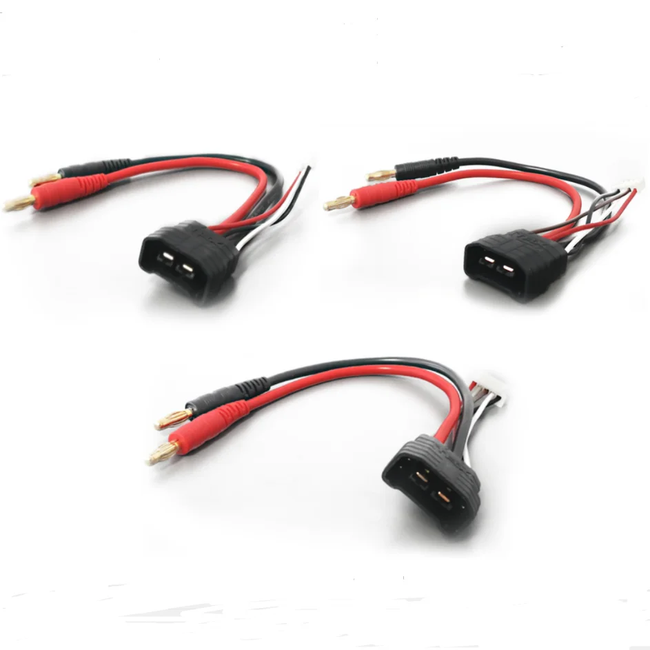 Traxxas TRX ID male Compatible Charger Lead 4S/3S/2S Lipo Battery Bullets Connector Charging Cable