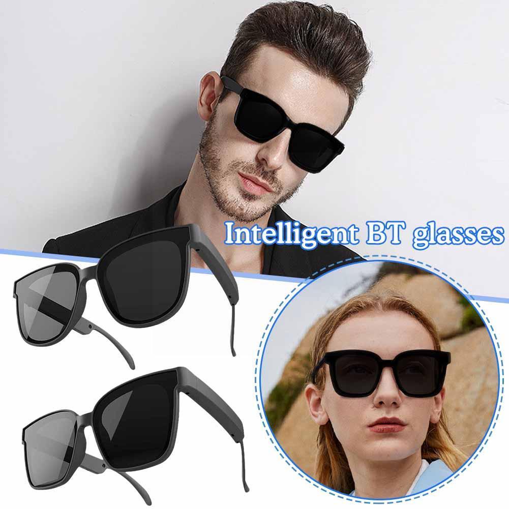 Smart Glasses Bluetooth 5.3 Polarized Sunglasses Directional Anti-UV Open Music&Hands-Free Lenses Audio Call Interchangeabl 