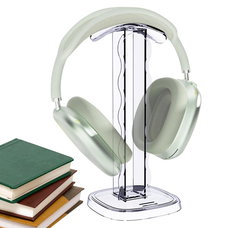 Headphone Stand For Desk With Butterfly Print Headphone Clamp Desk Headphone Hanger Clear Universal PC Accessories Desktop