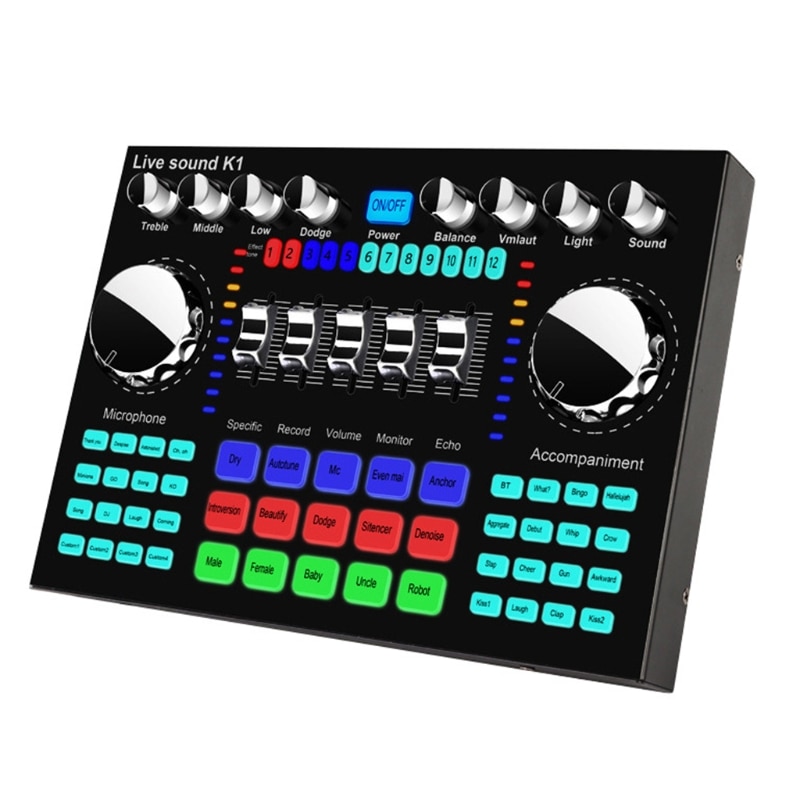 Song Live Sound Card Set Computer Live Broadcast External Sound Card Mic