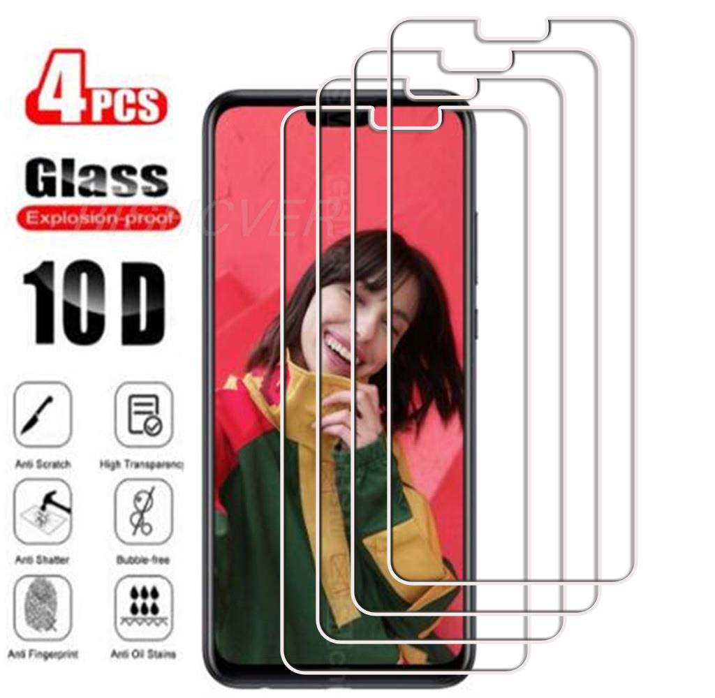 4Pcs Tempered Glass For Huawei Y8s 6.5" 2020 JKM-LX1, JKM-LX2, JKM-LX3 Screen Protector Protective Glass Film 9H