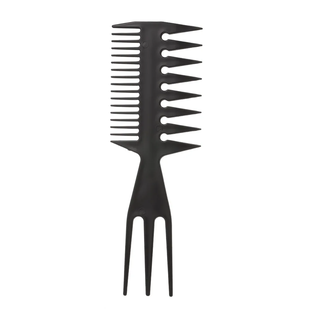 3-In-1 Plastic Combs Thin Wide Tooth Detangling Hair Comb for Women Anti-static Comb for curly hair