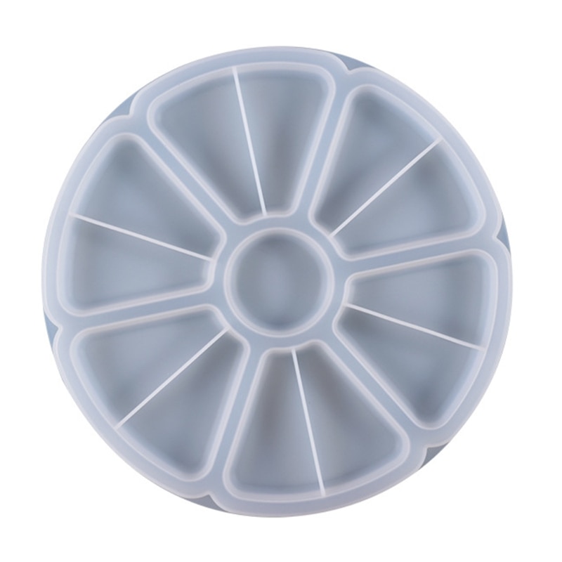 Nut Snacks Tray Box Dish Silicone Mold Shape Fruit Tray DIY Mold