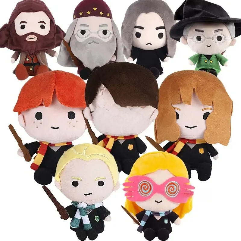 20/25cm New Original Harry Potter Plush Toy Scarf Ron Movie TV Stuffed Toys Doll Character Plush