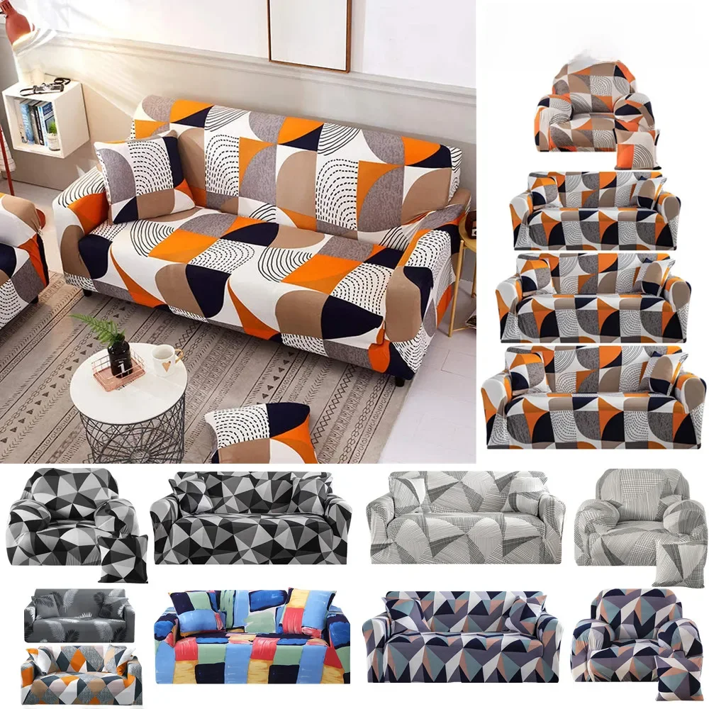 Elastic Sofa Covers for Living Room Solid Color Spandex Sectional Corner Slipcovers Couch Cover L