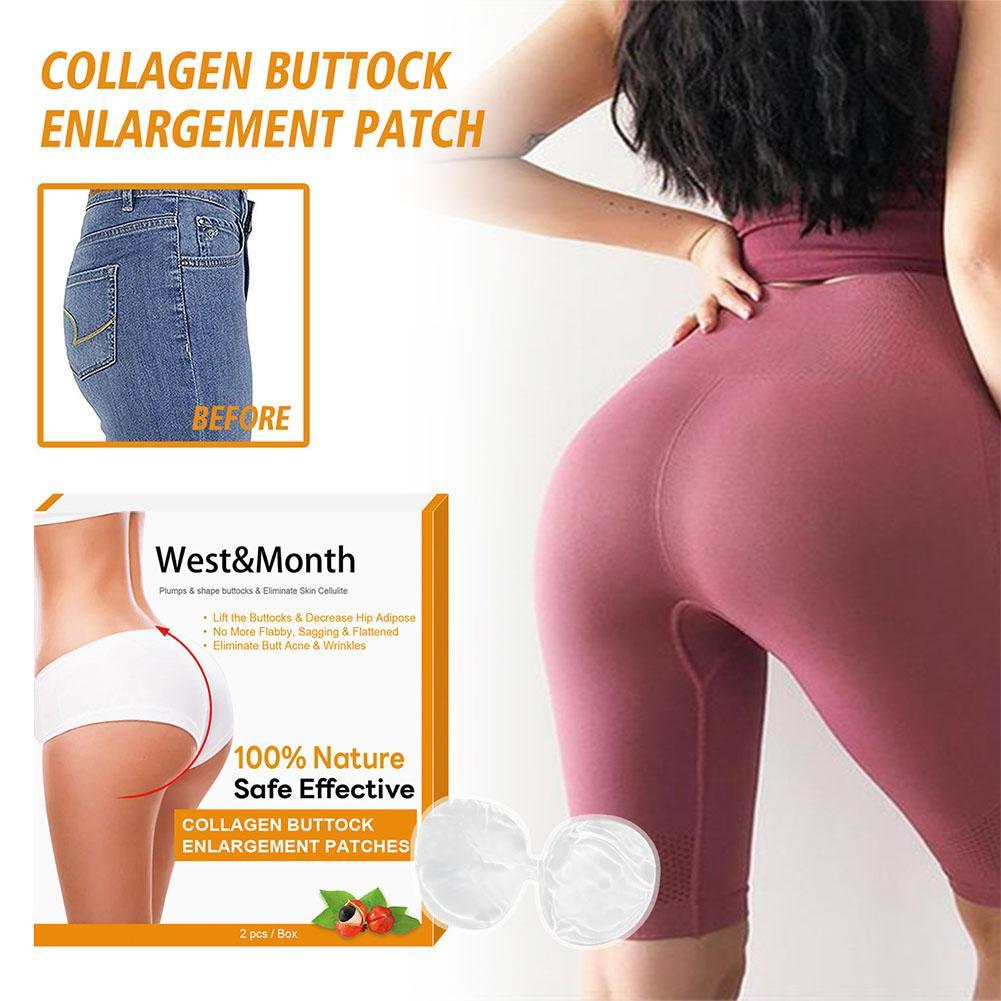 Collagen Hip Lift Up Patches Natural Skin Firming Nourish Buttock Enlargement Improve Sagging Flattening Buttock Enlargement