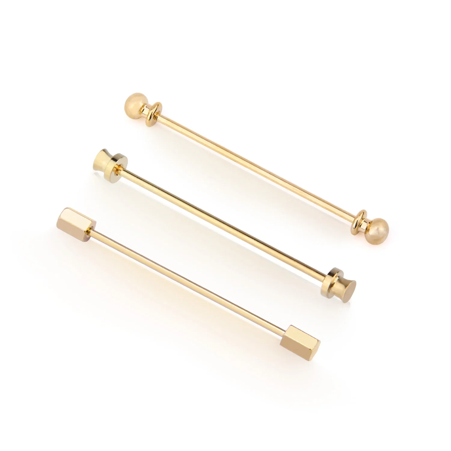 Clip For Collar Shirt Men Shirt Pins Tie Clip Pinned Collar Brooch With Box Wedding Souvenirs Lapel