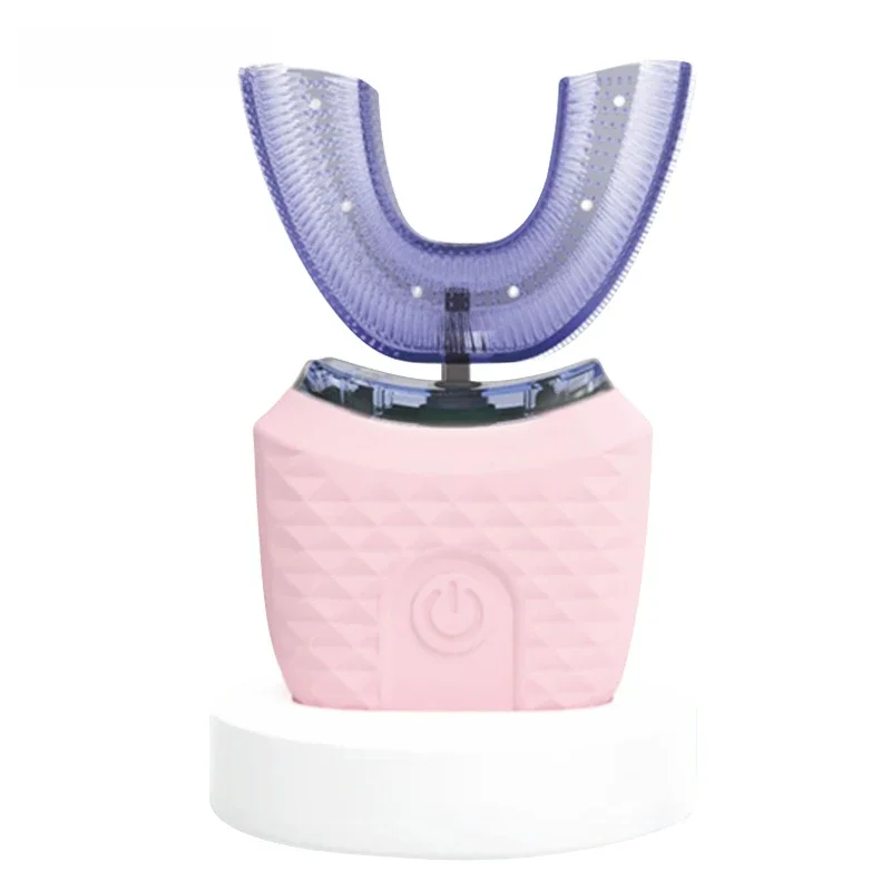 Electric Toothbrush for Adult Automatic USB Charge U-Shaped Toothbrush 360 Degrees Intelligent