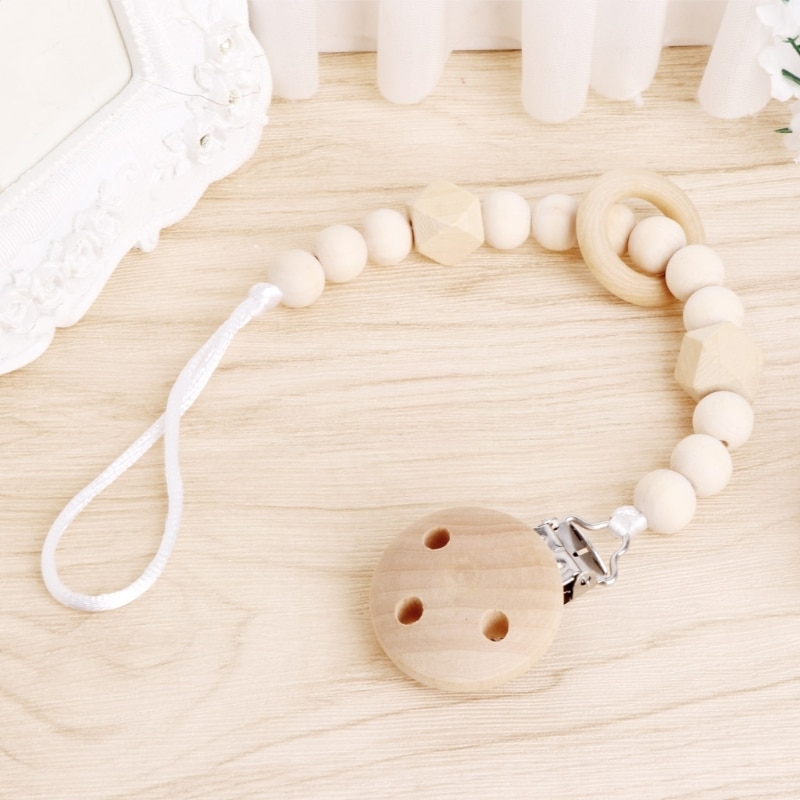 Baby Toddler Gentle Teething Relief Chewable Beads Sooth Teether Chain