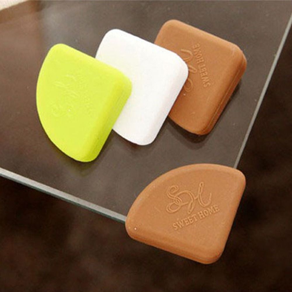 4Pcs/set Child Silicone Corner Safety Protector Baby Arc Table Edge Guard Anti-collision Window Corner Protection