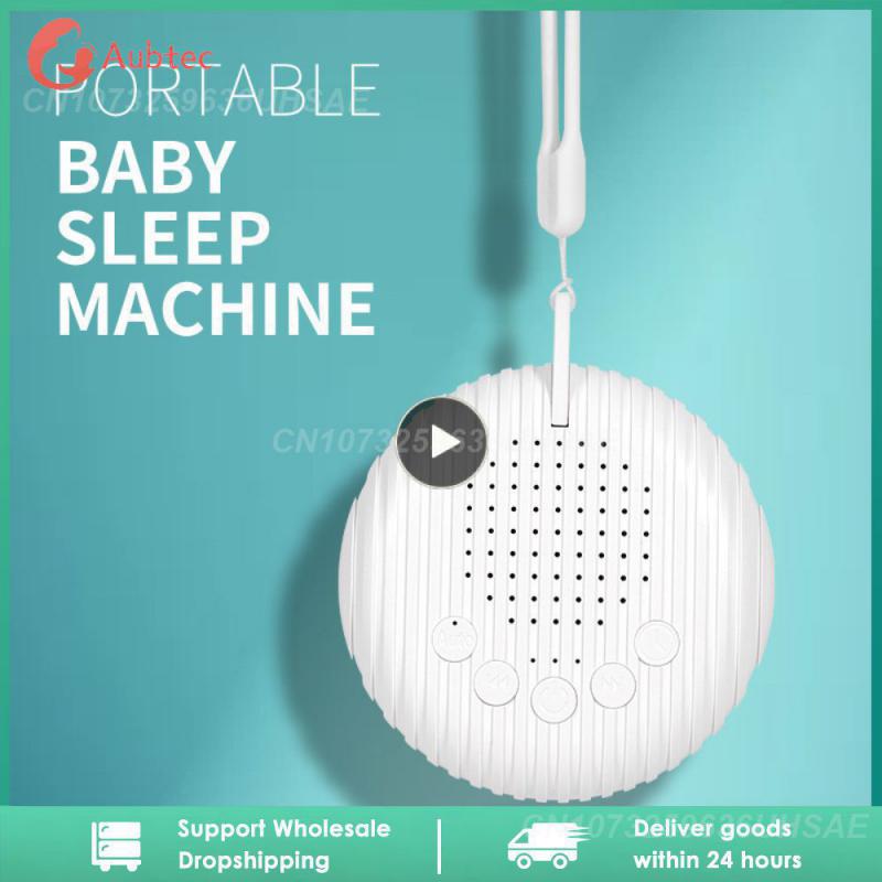 Protable White Noise Machine Baby Soothing Music Sleep Instrument USB Charging Power-off Timer White Noise Baby Sleep Machine