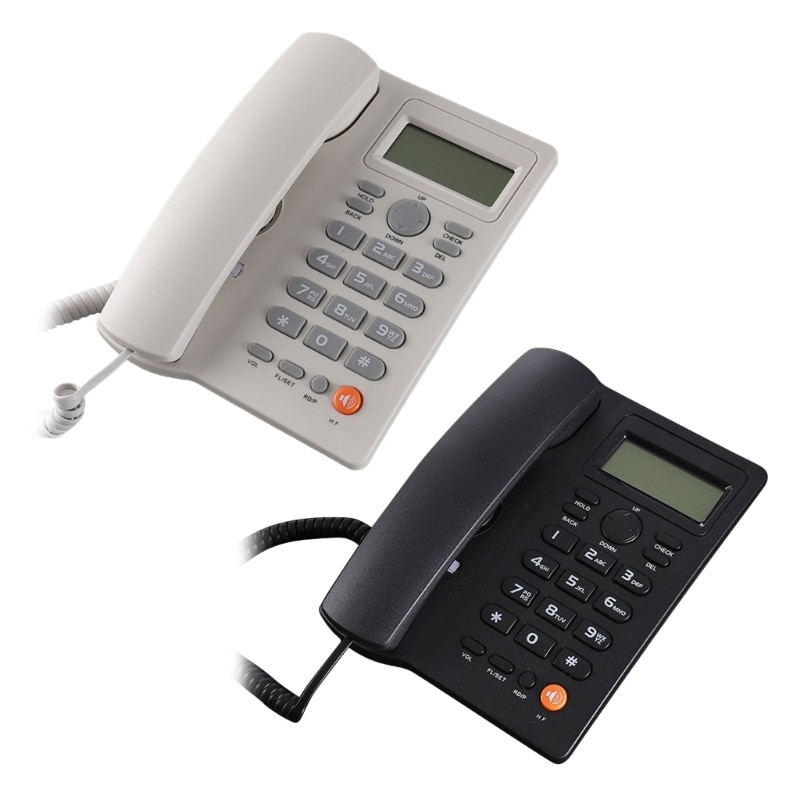 Corded Telephone Landline Telephone Big Button Landline Phones with Caller Dropship