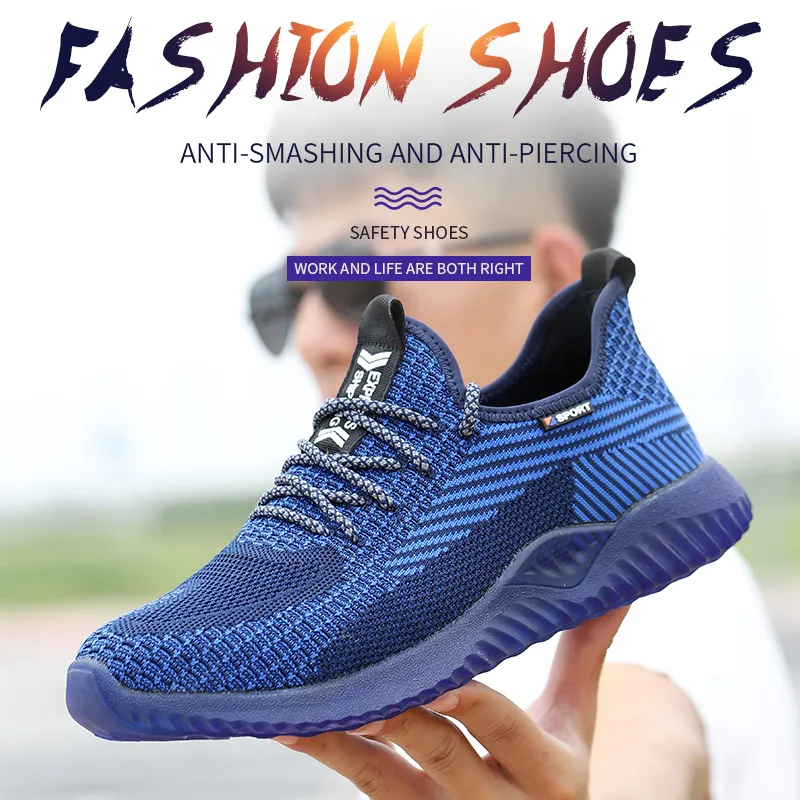 Steel Toe Cap Working Boots Safety Shoes for Man Construction&Indestructible Work Shoes