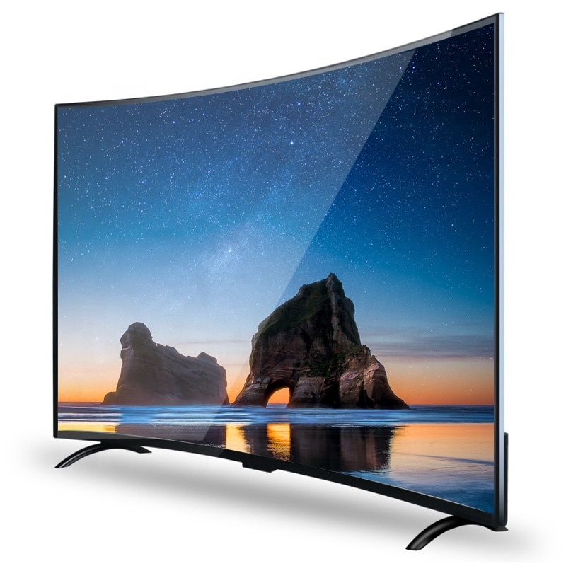 New arrival in stock cheap ultra HD wifi wall mount OLED tv smart 43 inch curved screen led tv televisions