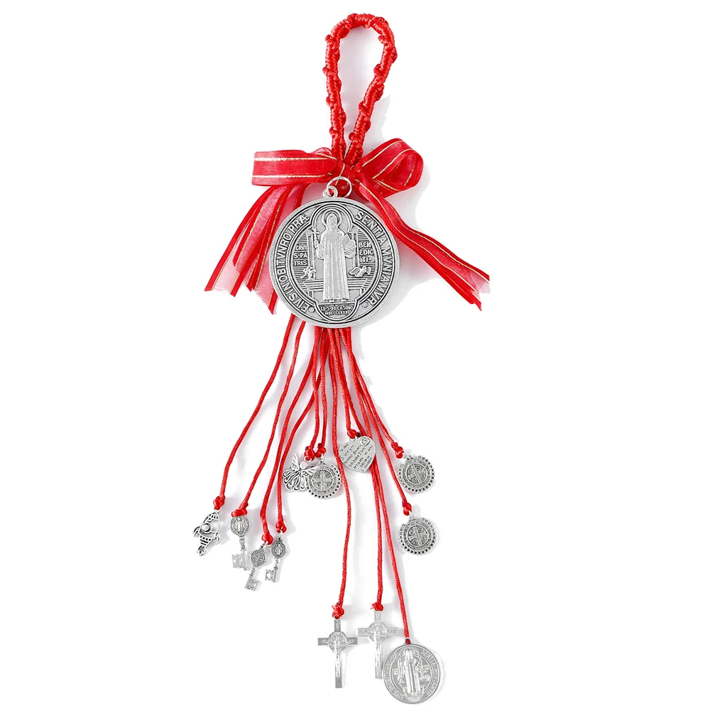 Saint Benedict Medal Protection Blessing Charm Catholic San Benito Medalla Handmade Jewelry Gift