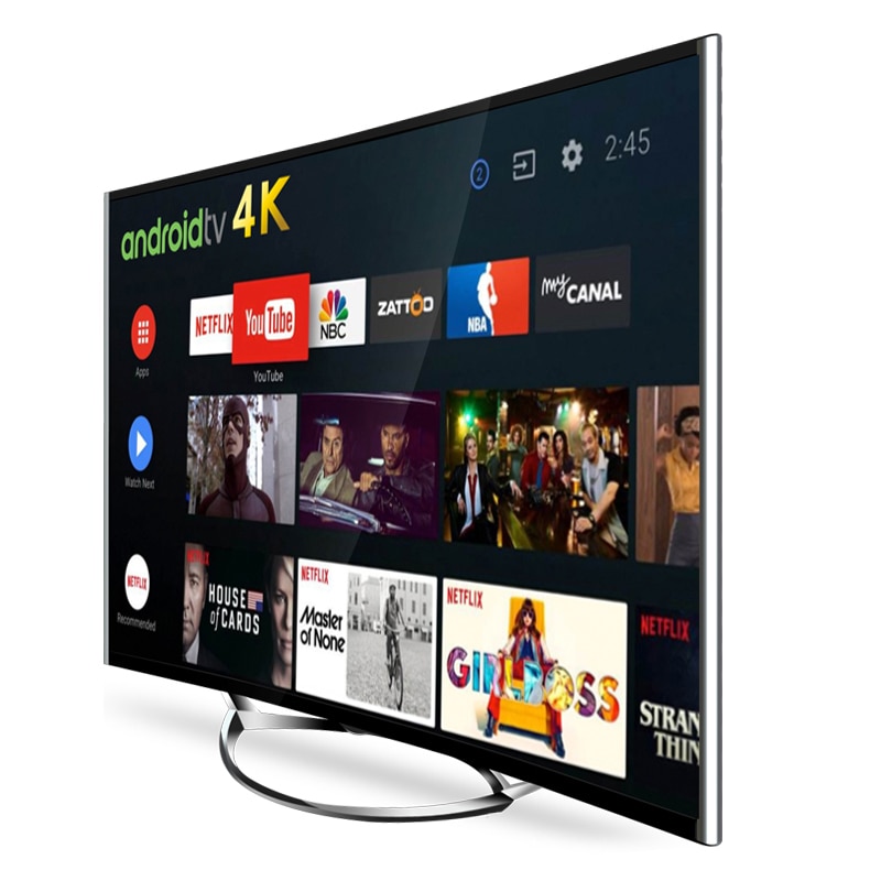 12v DC AC in stock cheap ultra HD wifi wall mount LED tv 32 inch curved screen led smart tv televisions